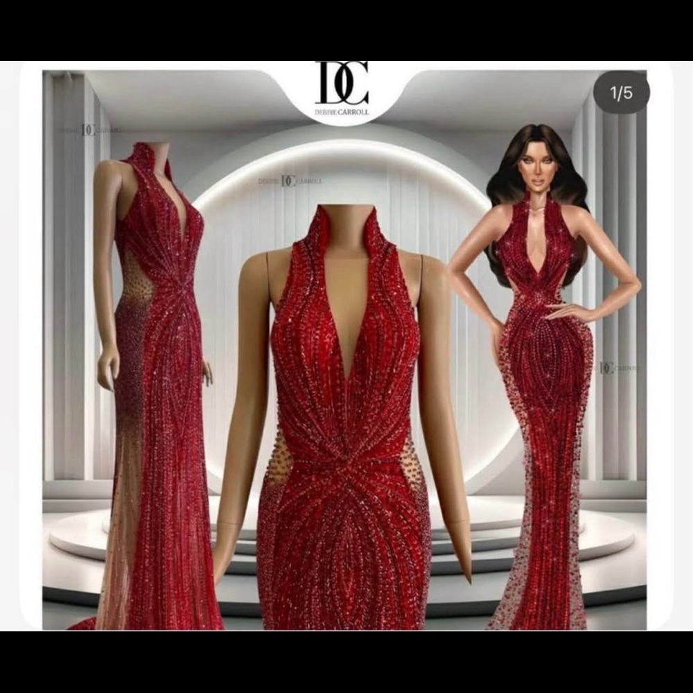 custom Debbie Carroll gown it fits a size 6!